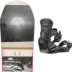 comparer et trouver le meilleur prix du snowboard Bataleon Boss 20 + highlander black / oil green 20 sur Sportadvice