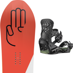comparer et trouver le meilleur prix du snowboard Bataleon Magic carpet 20 + highlander black / oil green 20 sur Sportadvice