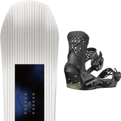 comparer et trouver le meilleur prix du snowboard Bataleon Goliath 20 + highlander black / oil green 20 sur Sportadvice