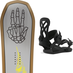 comparer et trouver le meilleur prix du snowboard Bataleon Evil twin 20 + contact pro black 20 sur Sportadvice