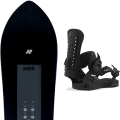 comparer et trouver le meilleur prix du snowboard K2 Simple pleasures 20 + force black 20 sur Sportadvice