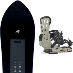 comparer et trouver le meilleur prix du snowboard K2 Simple pleasures 20 + atlas bone 20 sur Sportadvice