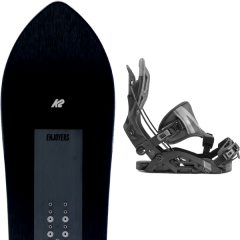 comparer et trouver le meilleur prix du snowboard K2 Simple pleasures 20 + fuse hybrid black 20 sur Sportadvice