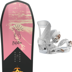 comparer et trouver le meilleur prix du snowboard Bataleon Distortia w 20 + mirage white 20 sur Sportadvice