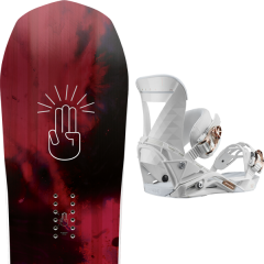 comparer et trouver le meilleur prix du snowboard Bataleon Push up w 20 + mirage white 20 sur Sportadvice