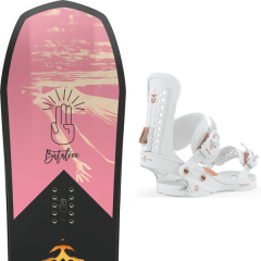 comparer et trouver le meilleur prix du snowboard Bataleon Distortia w 20 + wos trilogy white 20 sur Sportadvice
