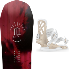 comparer et trouver le meilleur prix du snowboard Bataleon Push up w 20 + wos milan satin gold 20 sur Sportadvice
