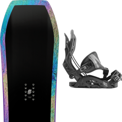 comparer et trouver le meilleur prix du snowboard Lobster Eiki pro 20 + fuse hybrid black 20 sur Sportadvice