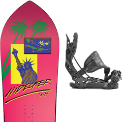 comparer et trouver le meilleur prix du snowboard Nidecker Liberty 20 + nx2 hybrid black 20 sur Sportadvice