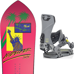 comparer et trouver le meilleur prix du snowboard Nidecker Liberty 20 + radar dark grey 20 sur Sportadvice