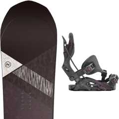 comparer et trouver le meilleur prix du snowboard Nidecker Princess wm s s 20 + omni hybrid wm s s black 20 sur Sportadvice