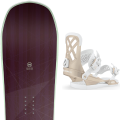 comparer et trouver le meilleur prix du snowboard Nidecker Wm s s venus 20 + wos milan satin gold 20 sur Sportadvice