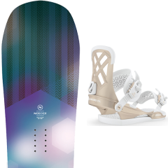 comparer et trouver le meilleur prix du snowboard Nidecker Angel wm s s 20 + wos milan satin gold 20 sur Sportadvice