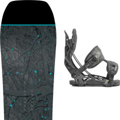 comparer et trouver le meilleur prix du snowboard Rome Ravine 20 + nx2 black 20 sur Sportadvice