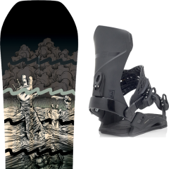 comparer et trouver le meilleur prix du snowboard Rome Gang plank 20 + super sport black 20 sur Sportadvice