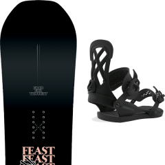 comparer et trouver le meilleur prix du snowboard Rome Artifact 20 + contact pro black 20 sur Sportadvice