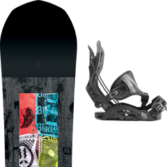 comparer et trouver le meilleur prix du snowboard Rome Blackjack 20 + fuse hybrid black 20 sur Sportadvice
