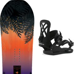 comparer et trouver le meilleur prix du snowboard Rome Heist 20 + wos milan black 20 sur Sportadvice