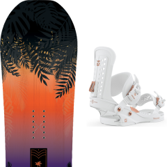 comparer et trouver le meilleur prix du snowboard Rome Heist 20 + wos trilogy white 20 sur Sportadvice