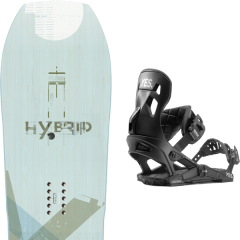 comparer et trouver le meilleur prix du snowboard Yes Hybrid 20 + now x black/white 20 sur Sportadvice