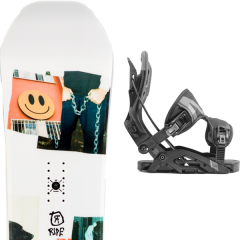 comparer et trouver le meilleur prix du snowboard Ride Kink 20 + fuse black 20 sur Sportadvice