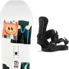 comparer et trouver le meilleur prix du snowboard Ride Kink 20 + force black 20 sur Sportadvice