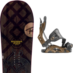 comparer et trouver le meilleur prix du snowboard Rossignol Angus 20 + fuse brown 20 sur Sportadvice