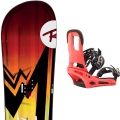 comparer et trouver le meilleur prix du snowboard Rossignol Trickstick af wide 20 + cartel red 20 sur Sportadvice