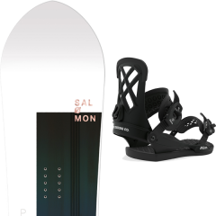comparer et trouver le meilleur prix du snowboard Salomon Pillow talk 20 + wos milan black 20 sur Sportadvice