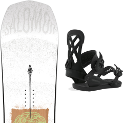comparer et trouver le meilleur prix du snowboard Salomon Assassin 20 + contact pro black 20 sur Sportadvice