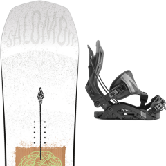 comparer et trouver le meilleur prix du snowboard Salomon Assassin 20 + fuse hybrid black 20 sur Sportadvice