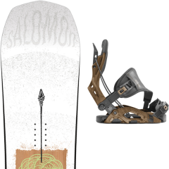 comparer et trouver le meilleur prix du snowboard Salomon Assassin 20 + fuse hybrid brown 20 sur Sportadvice