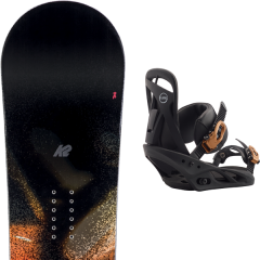 comparer et trouver le meilleur prix du snowboard K2 First lite 20 + scribe black 20 sur Sportadvice
