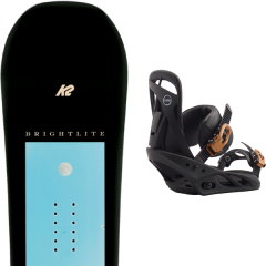 comparer et trouver le meilleur prix du snowboard K2 Bright lite 20 + scribe black 20 sur Sportadvice