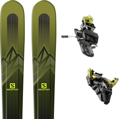 comparer et trouver le meilleur prix du ski Salomon Mtn explore 88 kaki/yellow + st radical 10 100mm yellow 19 sur Sportadvice
