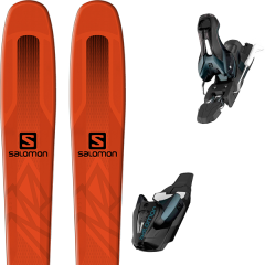 comparer et trouver le meilleur prix du ski Salomon Qst 85 orange/black 19 + mercury 11 e black grey l90 18 sur Sportadvice