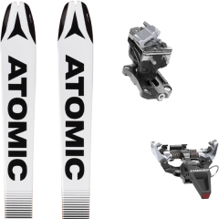 comparer et trouver le meilleur prix du ski Atomic Backland 85 ul black/white + speed radical silver sur Sportadvice