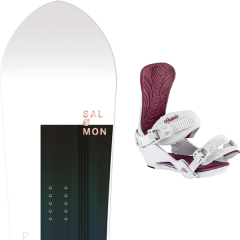 comparer et trouver le meilleur prix du snowboard Salomon Pillow talk 20 + cosmic pearl 20 sur Sportadvice