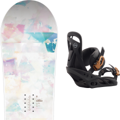 comparer et trouver le meilleur prix du snowboard Nitro Mystique 20 + scribe black 20 sur Sportadvice