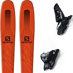 comparer et trouver le meilleur prix du ski Salomon Qst 85 orange/black 19 + squire 11 id black sur Sportadvice