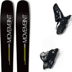 comparer et trouver le meilleur prix du ski Movement Go 109 19 + squire 11 id black sur Sportadvice