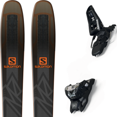 comparer et trouver le meilleur prix du ski Salomon Qst 92 black/orange 19 + squire 11 id black sur Sportadvice
