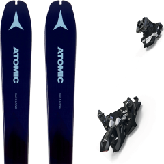 comparer et trouver le meilleur prix du ski Atomic Backland wmn 78 dark blue/blue + alpinist 9 black/ium sur Sportadvice