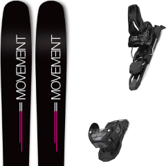 comparer et trouver le meilleur prix du ski Movement Go 100 women 19 + warden mnc 11 black l100 sur Sportadvice