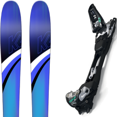 comparer et trouver le meilleur prix du ski K2 Thrilluvit 85 19 + f10 tour black/white sur Sportadvice