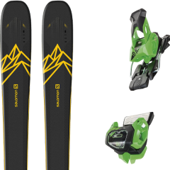 comparer et trouver le meilleur prix du ski Salomon Qst 92 dark blue/yellow + tyrolia attack 13 gw green brake 110 a 18 sur Sportadvice