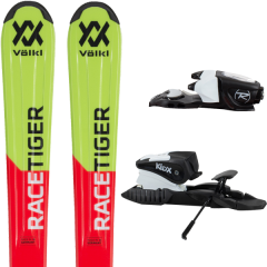 comparer et trouver le meilleur prix du ski Völkl racetiger flat + kid-x 45 b76 blk white 15 sur Sportadvice