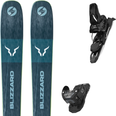 comparer et trouver le meilleur prix du ski Blizzard Rustler 9 + warden mnc 11 black l90 sur Sportadvice
