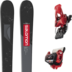 comparer et trouver le meilleur prix du ski Salomon Tnt black/grey/red + tyrolia attack 13 gw brake 95 a red 19 sur Sportadvice