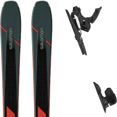 comparer et trouver le meilleur prix du ski Salomon Xdr 88 ti gy/bk/orange + warden mnc 13 n black 19 sur Sportadvice